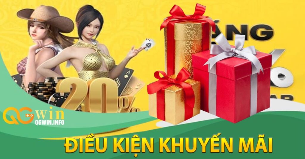 Điều kiện khi nhận khuyến mãi