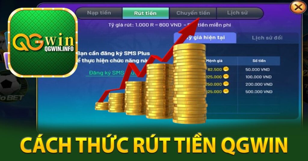 Hướng dẫn cách thức rút tiền Qgwin