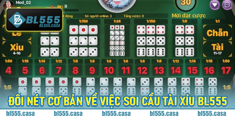 Đôi nét cơ bản về việc soi cầu tài xỉu Bl555
